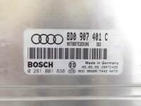 Audi A4 B5 2.5 TDI AKN Motorsteuergerät Steuergerät 8D0907401C / 0281001838
