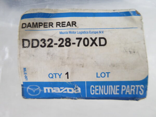 2x Mazda 2 (DY) Stoßdämpfer + Domlager hinten DD322870XD